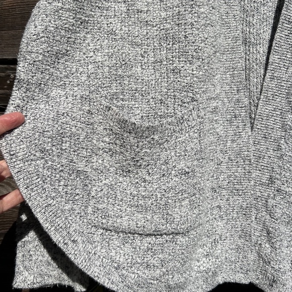 Madewell marled grey cardigan w/pockets - Size L - Picture 3 of 7
